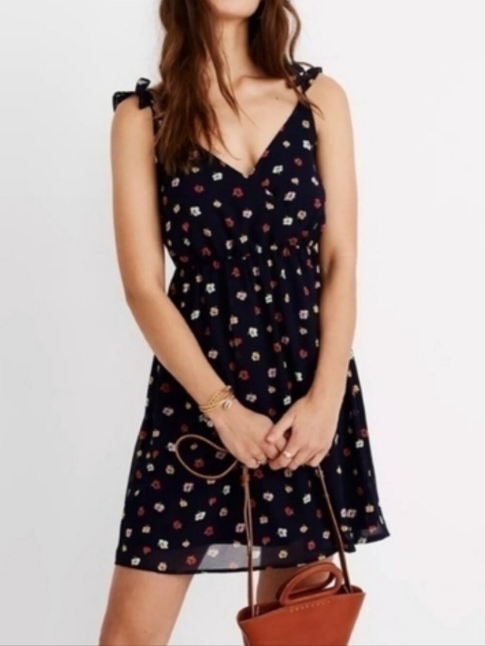 Madewell Ruffle-Strap‎ Mini Dress
